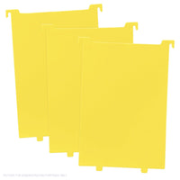 BCW Comic Book Bin Partitions - YELLOW - PRE ORDER