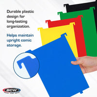 BCW Comic Book Bin Partitions - YELLOW - PRE ORDER