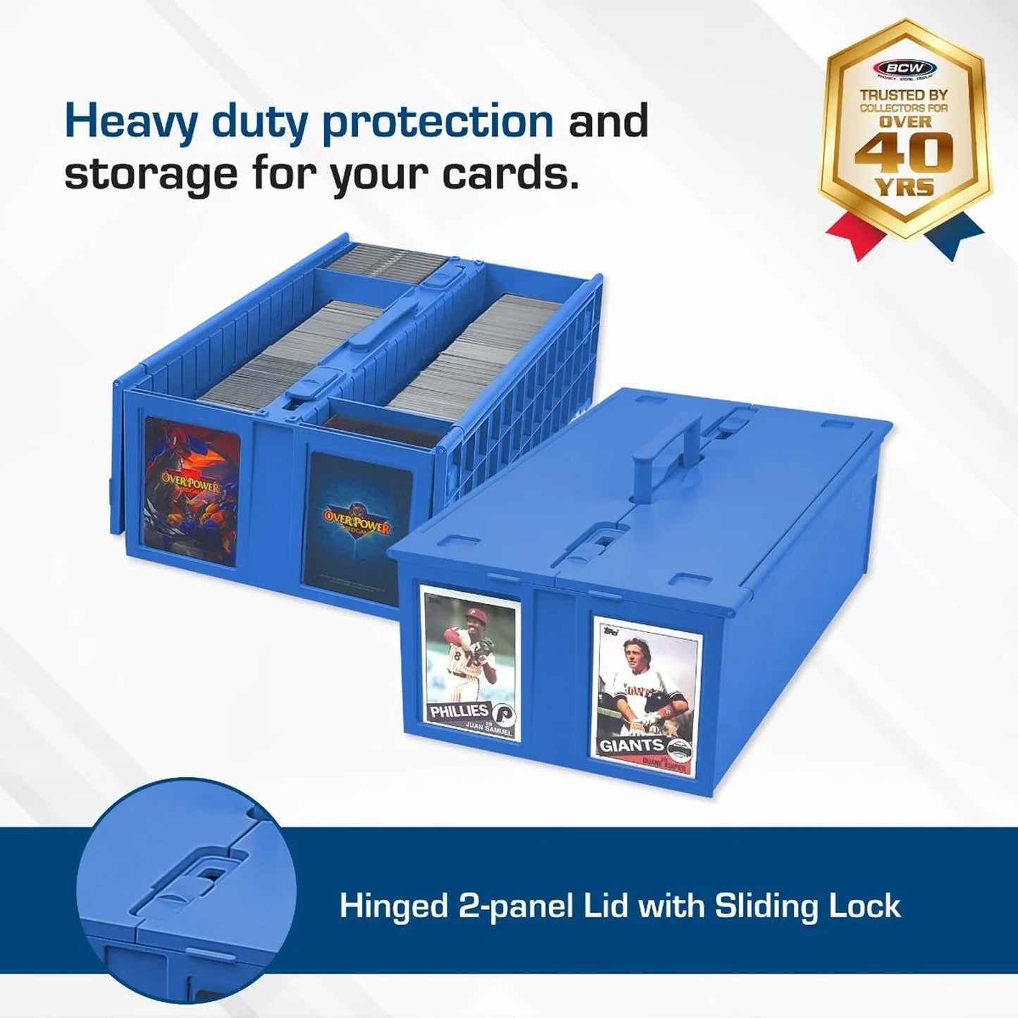 BCW Collectable Card Bin 1600 Count - BLUE - PRE ORDER
