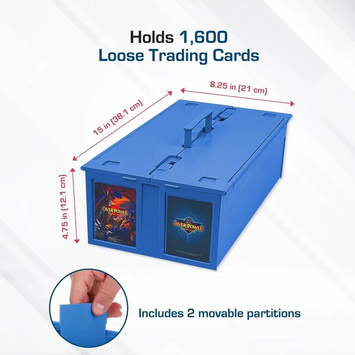 BCW Collectable Card Bin 1600 Count - BLUE - PRE ORDER