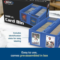 BCW Collectable Card Bin 1600 Count - BLUE - PRE ORDER