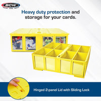 BCW Collectable Card Bin 3200 Count - YELLOW - PRE ORDER