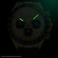 Cudworth Apex Chronograph Gold & Silicone Watch