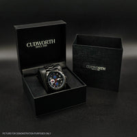 Cudworth Velocity Chronograph, Black Steel Watch
