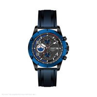 Cudworth Velocity Chronograph, Blue Black & Silicone Watch
