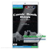 BCW Resealable Current / Modern Comic Bags - Pack of 100
