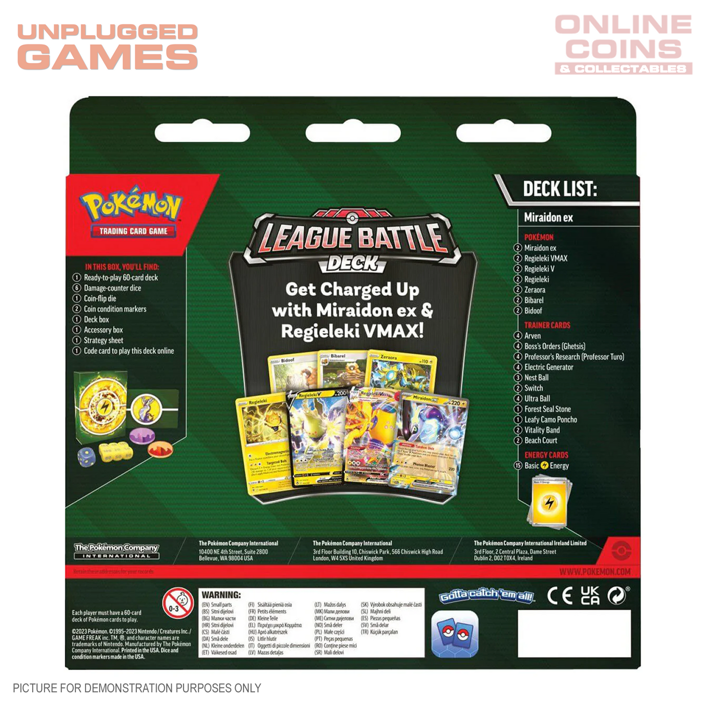 POKÉMON TCG League Battle Deck - Miraidon ex