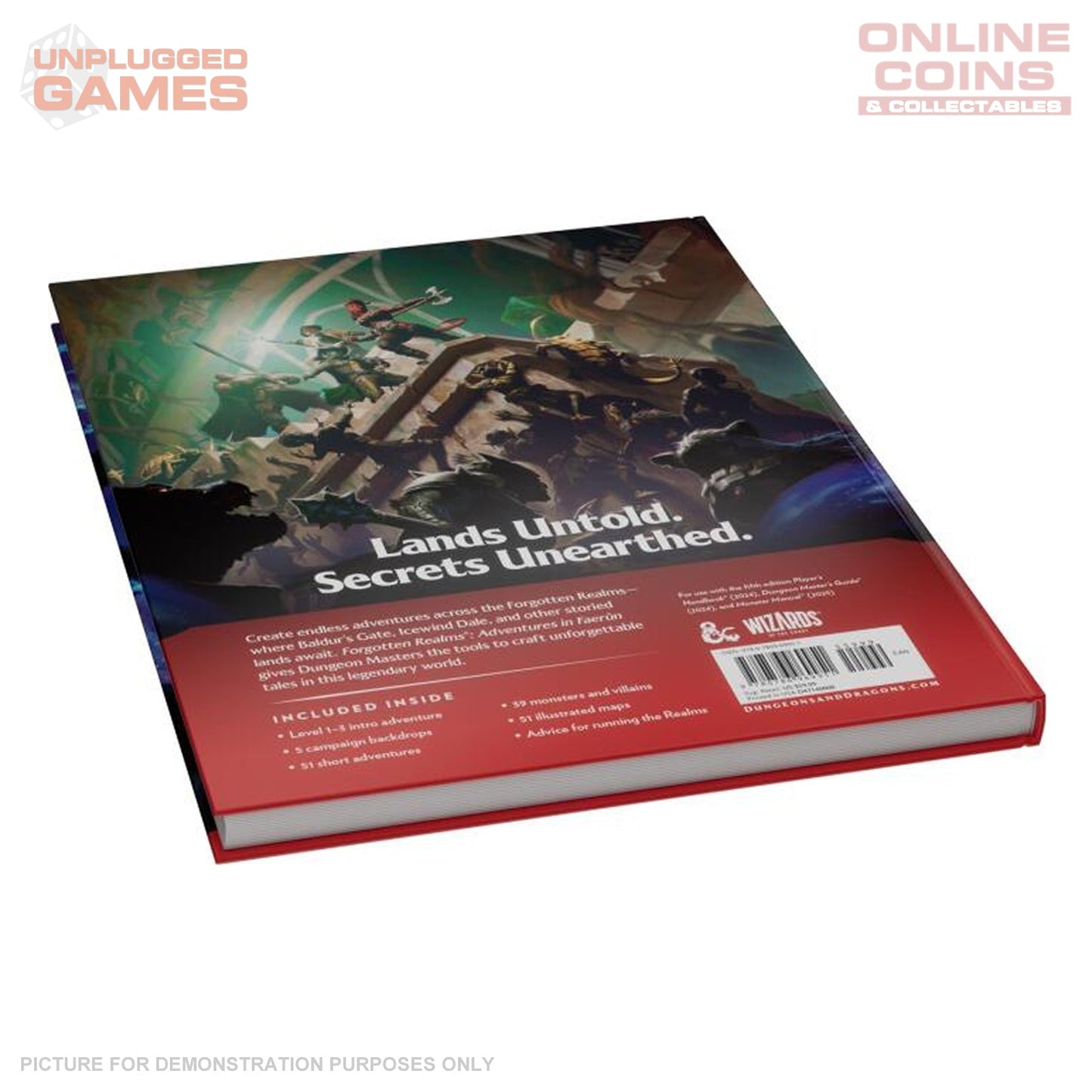 Dungeons & Dragons - Forgotten Realms - Adventures in Faerun - Dungeon Masters Expansion Hardcover Book - PREORDER