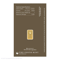 Perth Mint 2026 1g Gold Minted Bar - DUNE