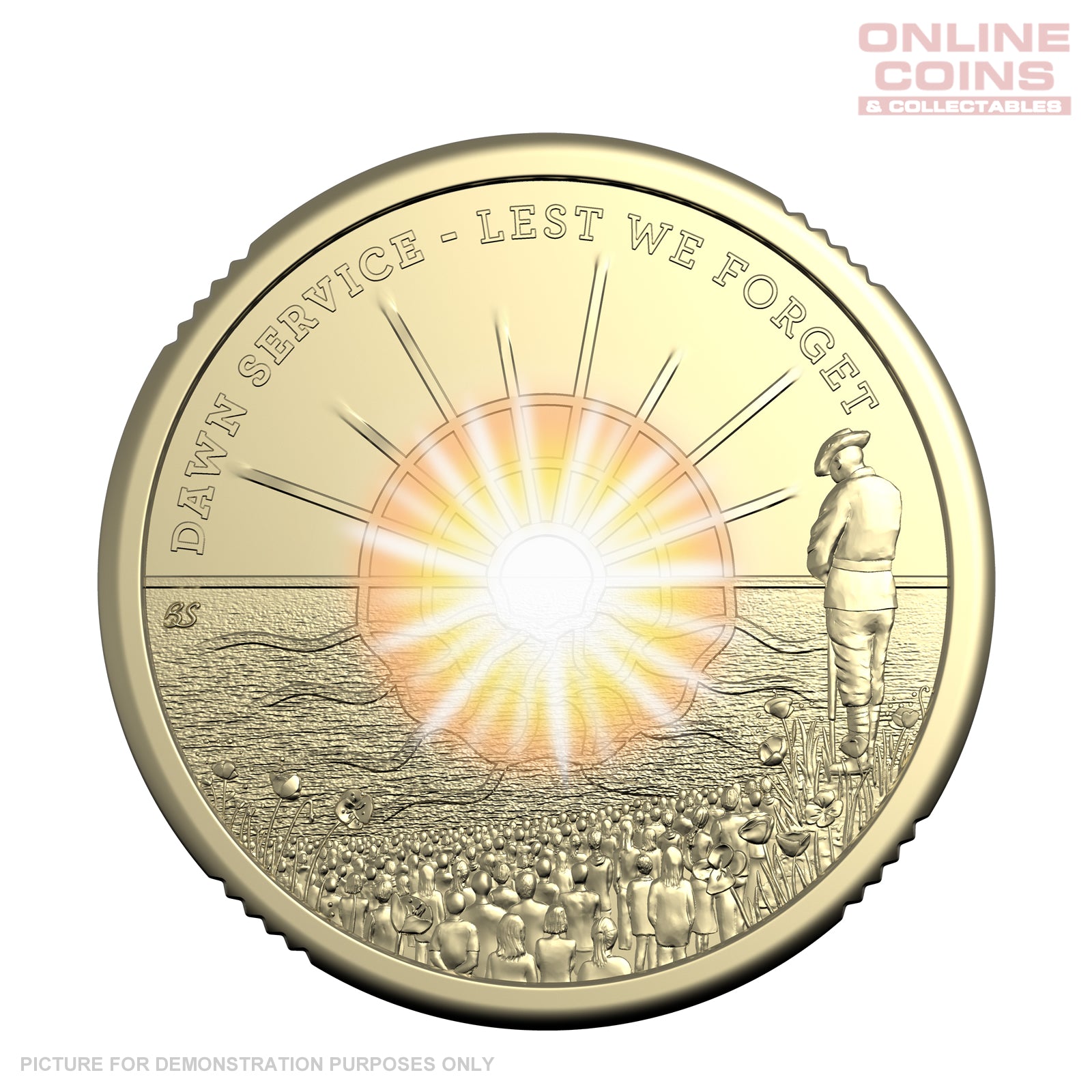 2026 RAM $2 Coloured Circulating Coin – Dawn Service – Uncirculated