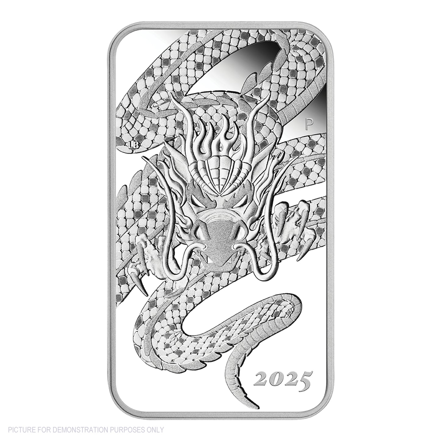 2025 Perth Mint Dragon 1oz Silver Proof Rectangular Coin