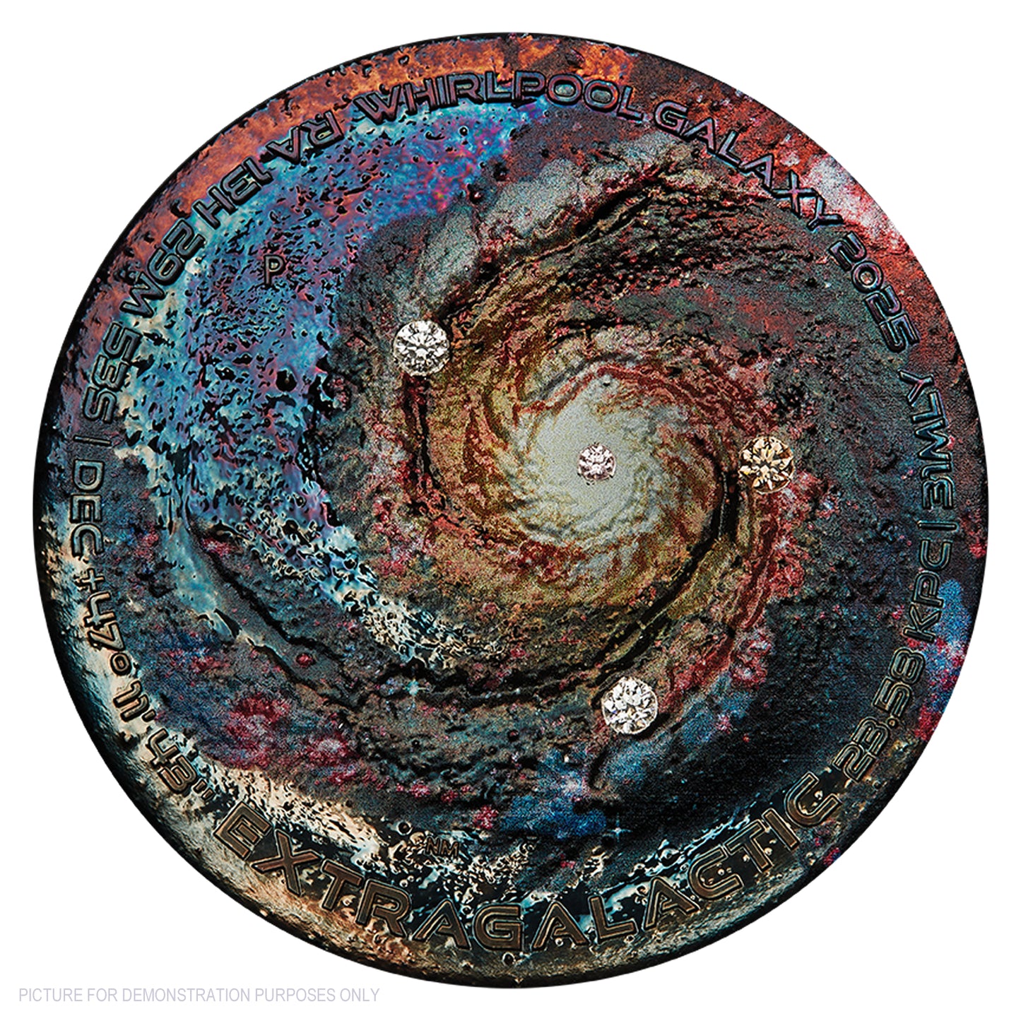 2025 Perth Mint 5oz Silver Patinaed Coloured Coin - Extragalactic