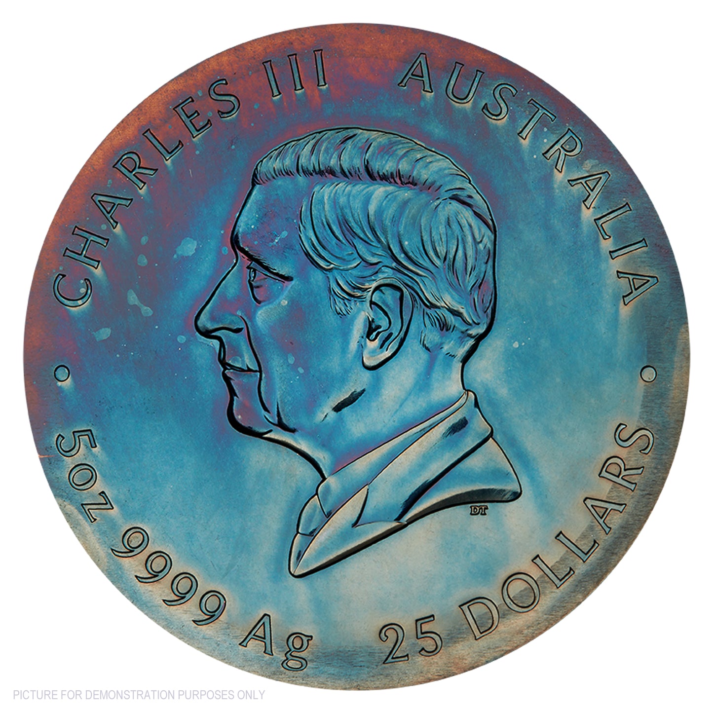 2025 Perth Mint 5oz Silver Patinaed Coloured Coin - Extragalactic