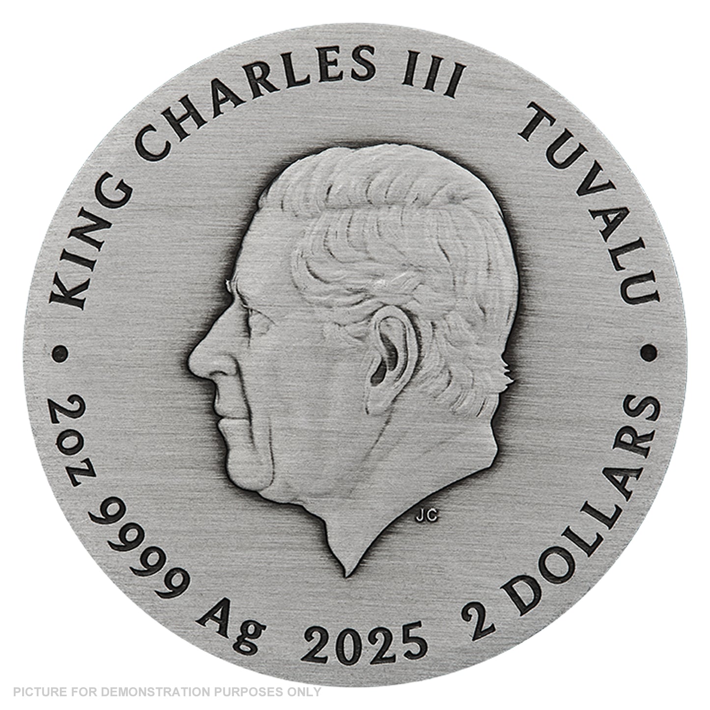 2025 Perth Mint Fate - The Moirai 2oz Silver Antiqued High Relief Coin