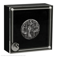 2025 Perth Mint Fate - The Moirai 2oz Silver Antiqued High Relief Coin