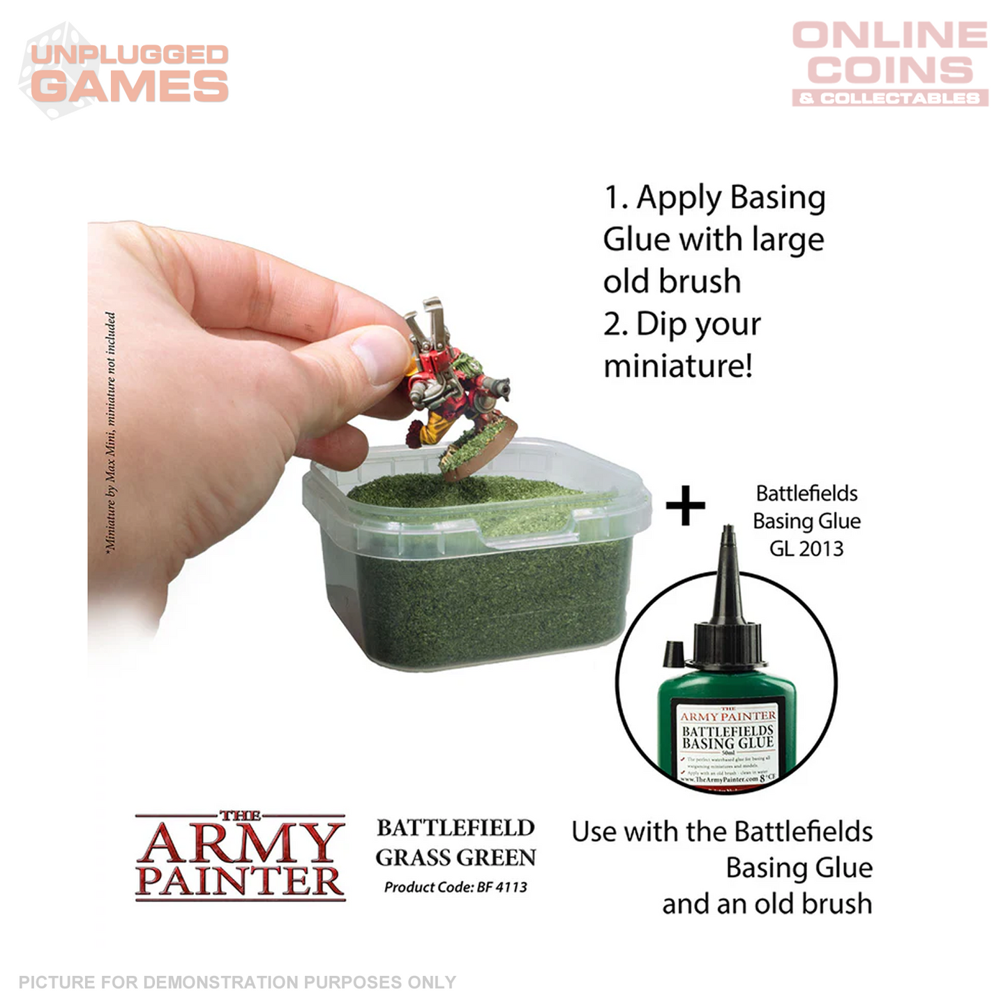 Army Painter - Basing - Grass GREEN FLOCK