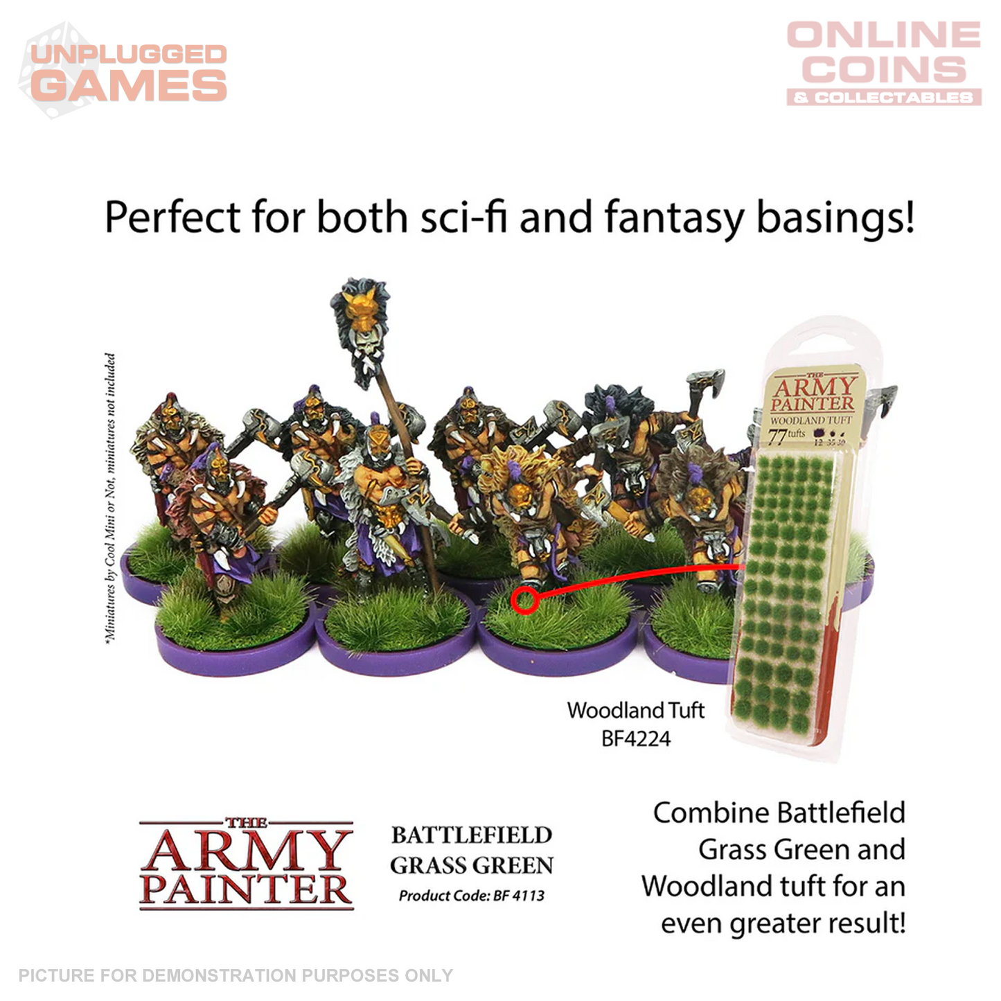 Army Painter - Basing - Grass GREEN FLOCK