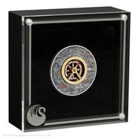 2025 Perth Mint Ferris Wheel 2oz Silver Antiqued Coloured Coin