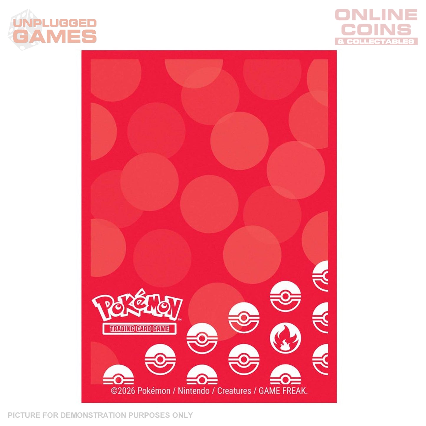 Ultra Pro Pokémon TCG - Energy 65ct Deck Protector Sleeves Fire Type