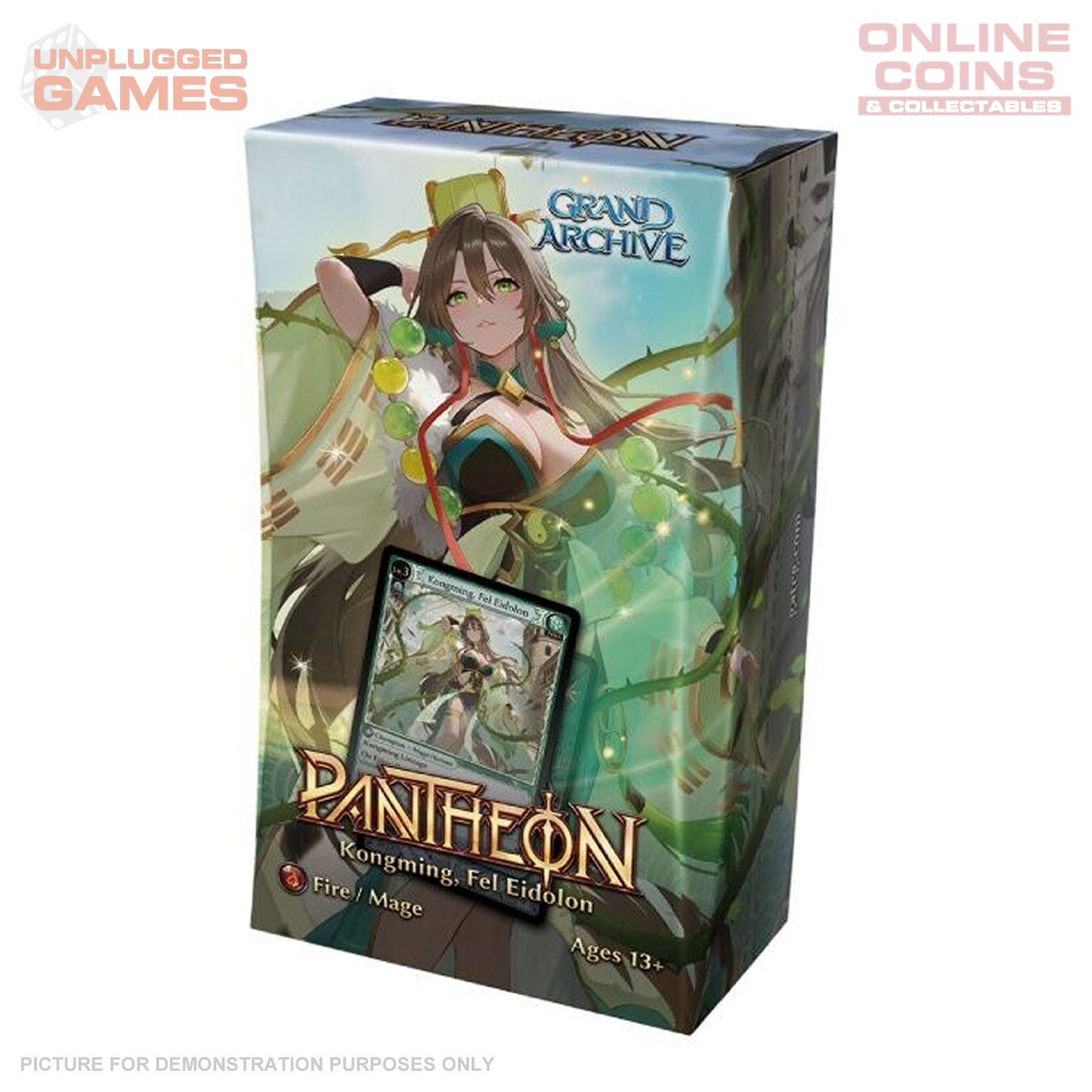 Grand Archive TCG Radiant Origins- Pantheon Deck - Kongming