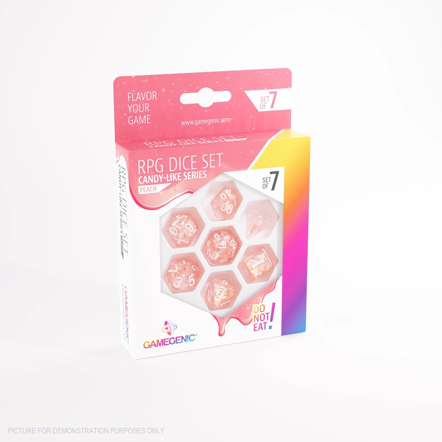 Gamegenic Candy-like Series - Rasberry - RPG Dice Set (7pcs)
