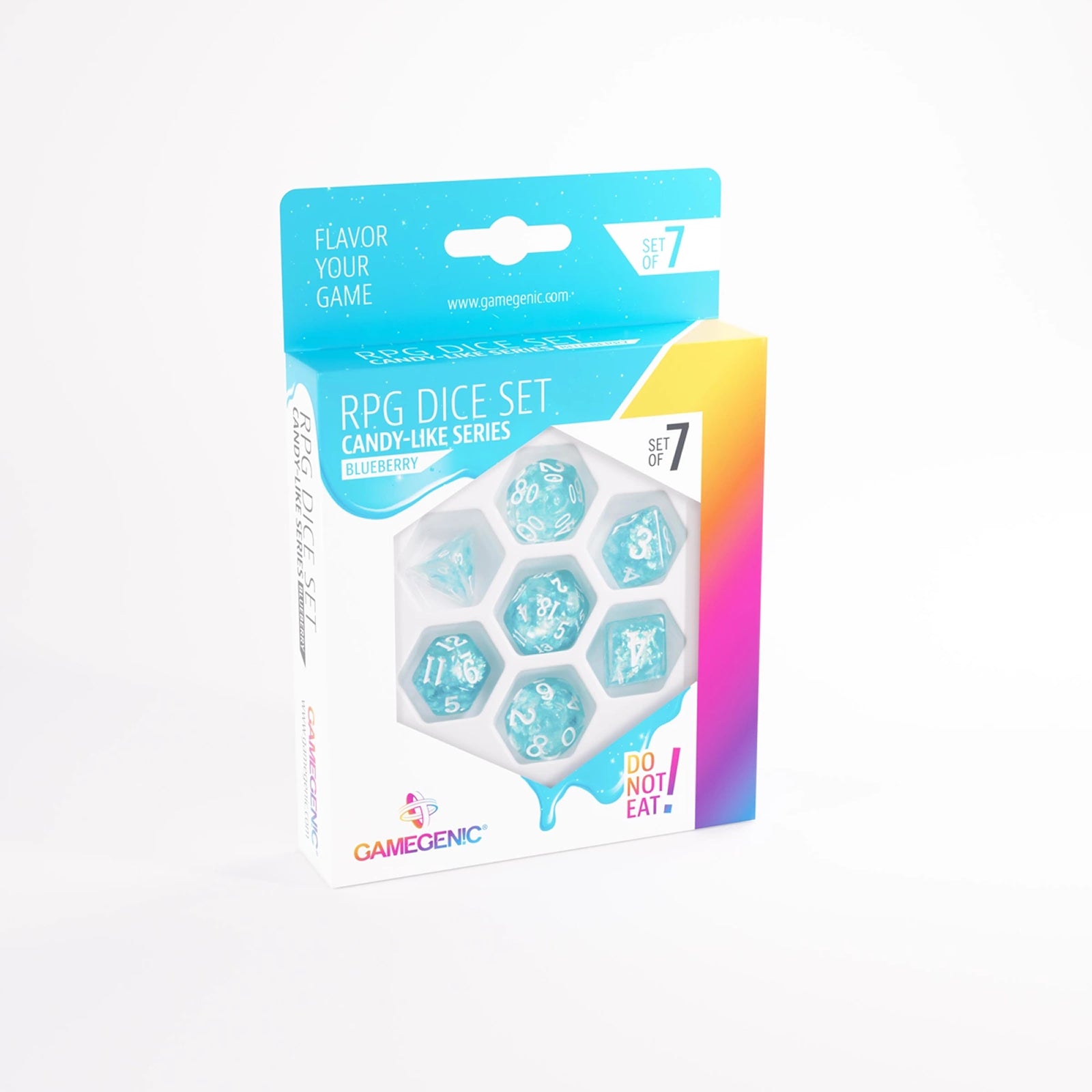 Gamegenic Candy-like Series - Blueberry - RPG Dice Set (7pcs)
