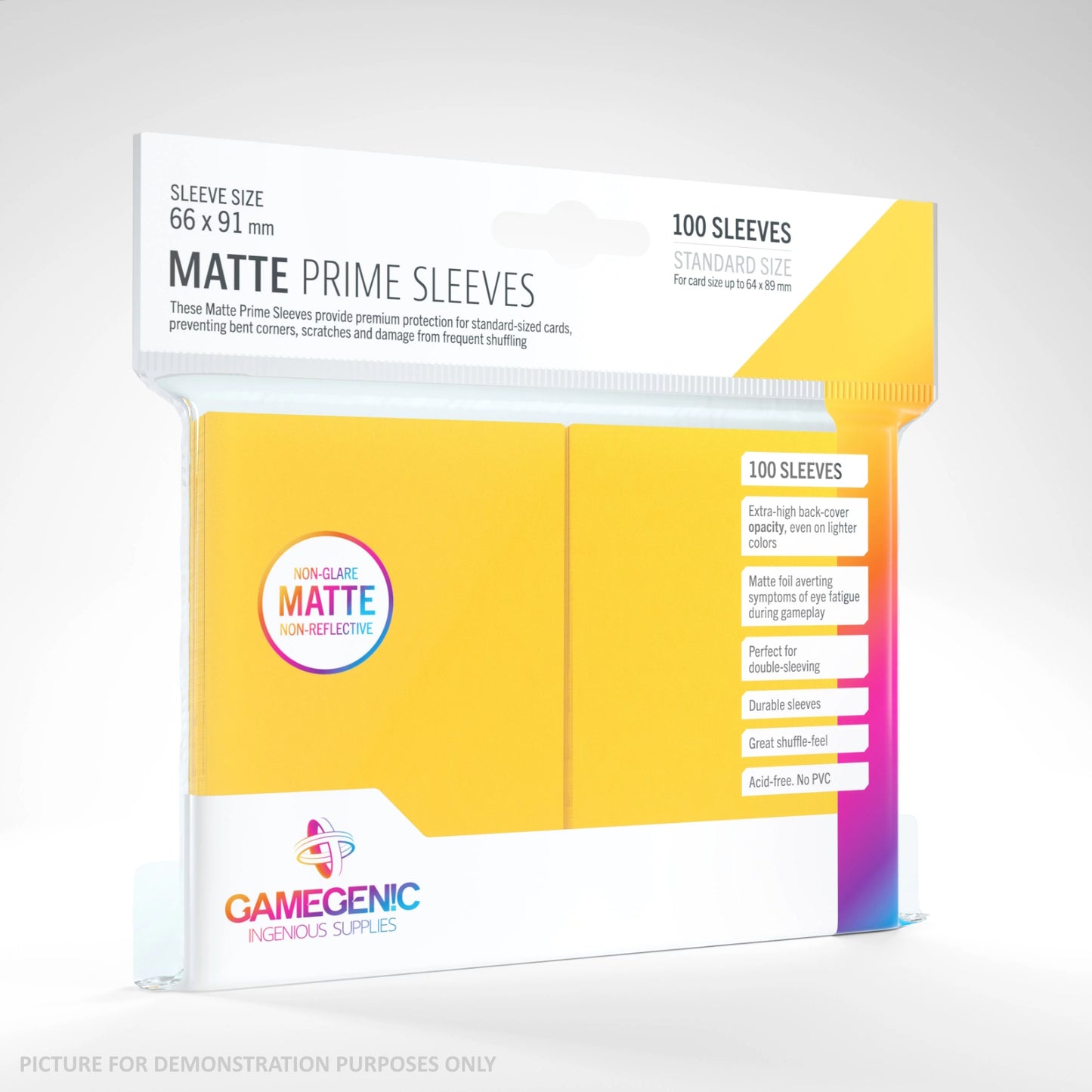 Gamegenic Matte Sleeves: Mini American, Accessories & Supplies