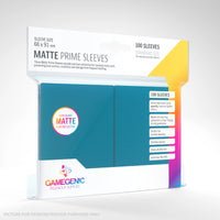 GameGenic MATTE Prime Sleeves 100 Pack - BLUE