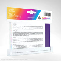 GameGenic MATTE Prime Sleeves 100 Pack - PURPLE
