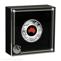 2025 Perth Mint 1oz Silver Proof Snakeskin Jasper Coin - Great Southern Land