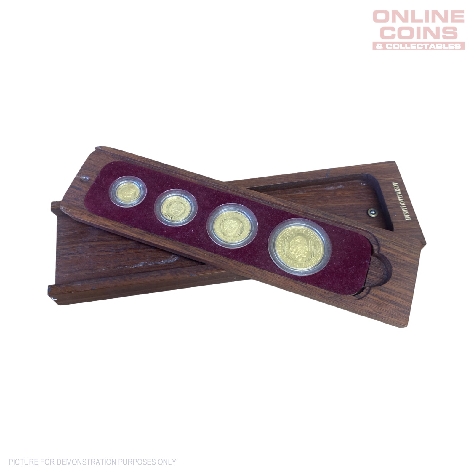 1989 Perth Mint Proof Nugget Gold Coin Collection 1.85oz Gold Weight