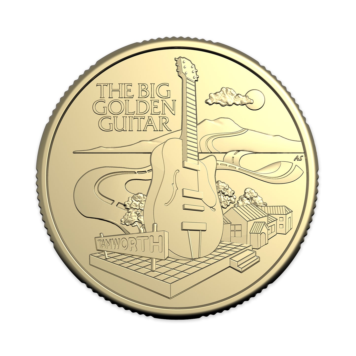 2025 Aussie Big Things 2 - Uncirculated $1 Coin in Card -  The Big Guitar