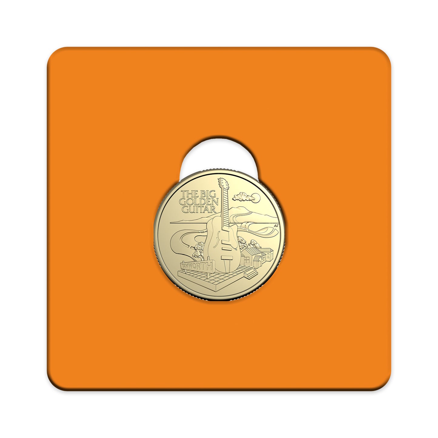 2025 Aussie Big Things 2 - Uncirculated $1 Coin in Card -  The Big Guitar