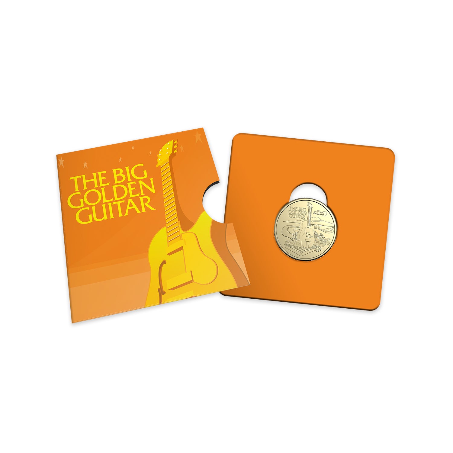 2025 Aussie Big Things 2 - Uncirculated $1 Coin in Card -  The Big Guitar