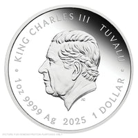 2025 Perth Mint - Jimi Hendrix 1oz Silver Proof Coloured Coin