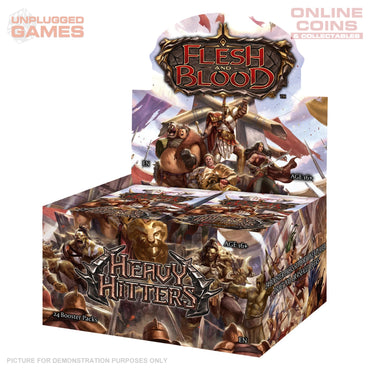 Flesh and Blood Heavy Hitters - Sealed CASE - 4 Boxes of 24 Booster Packs