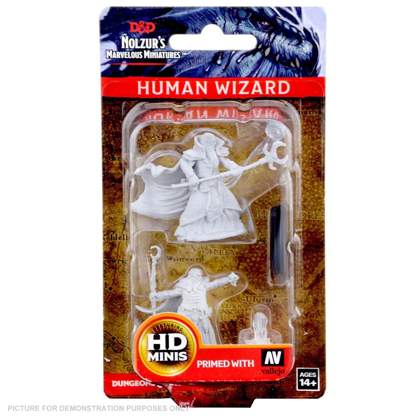 D&D Nolzurs Marvelous Unpainted Miniatures - Human Male Wizard