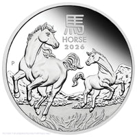 2026 Perth Mint Year Of the Horse - 1oz Silver Trio Set