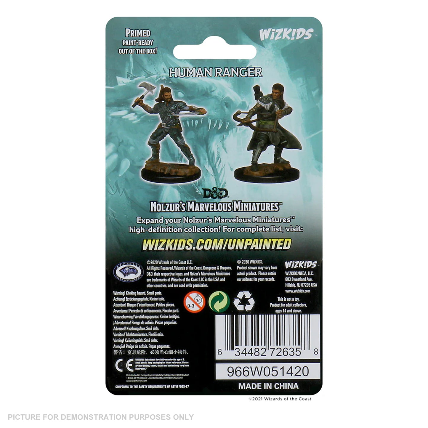 Dungeons and Dragons Nolzurs Marvelous Unpainted Miniatures Human Male Ranger
