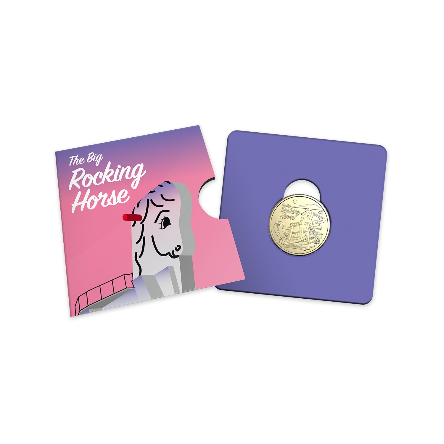 2025 Aussie Big Things 2 - Uncirculated $1 Coin in Card -  The Big Rocking Horse