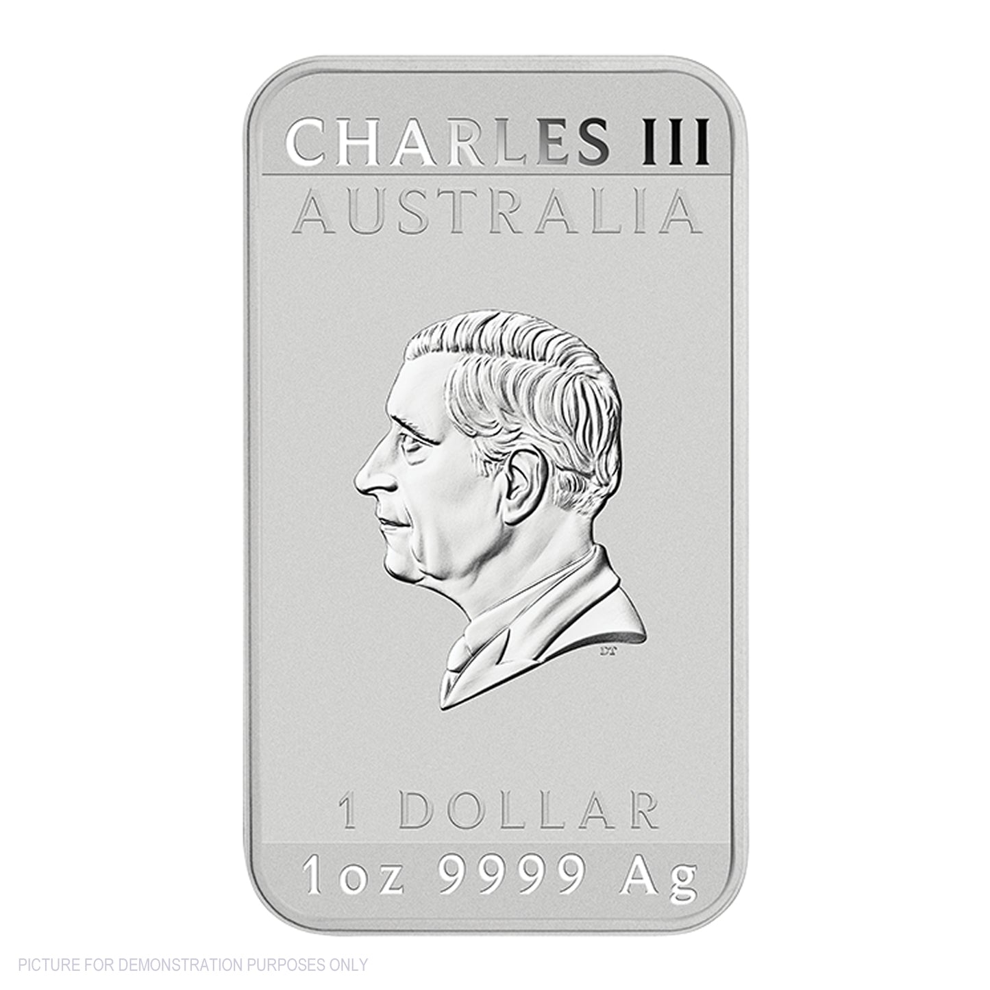 2026 Perth Mint 1oz Silver Bullion Coloured Minted Rectangular Coin In Card - Lunar Hirse