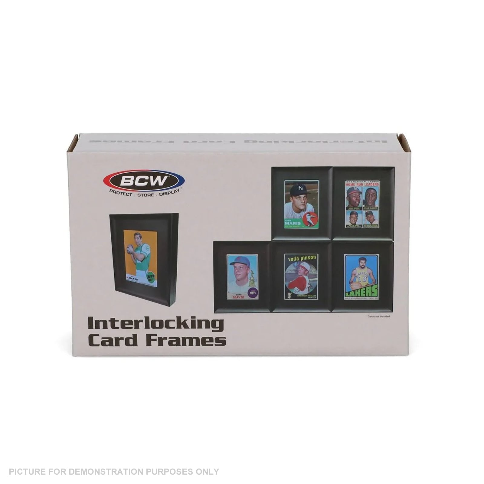 BCW Interlocking Card Frame - Black - BOX OF 6 – Online Coins and ...