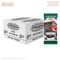 Panini Prizm NFL Football Fat Pack 2025 - SEALED BOX (12 Packs)