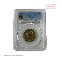 2007 $1 Uncirculated Ex Royal Australian Mint Master Collection.