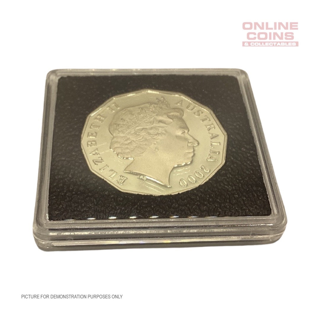 2000 50c Coloured Millennium Proof Coin In Presentation Case