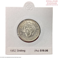 1952 Shilling (Au) Loose in 2x2
