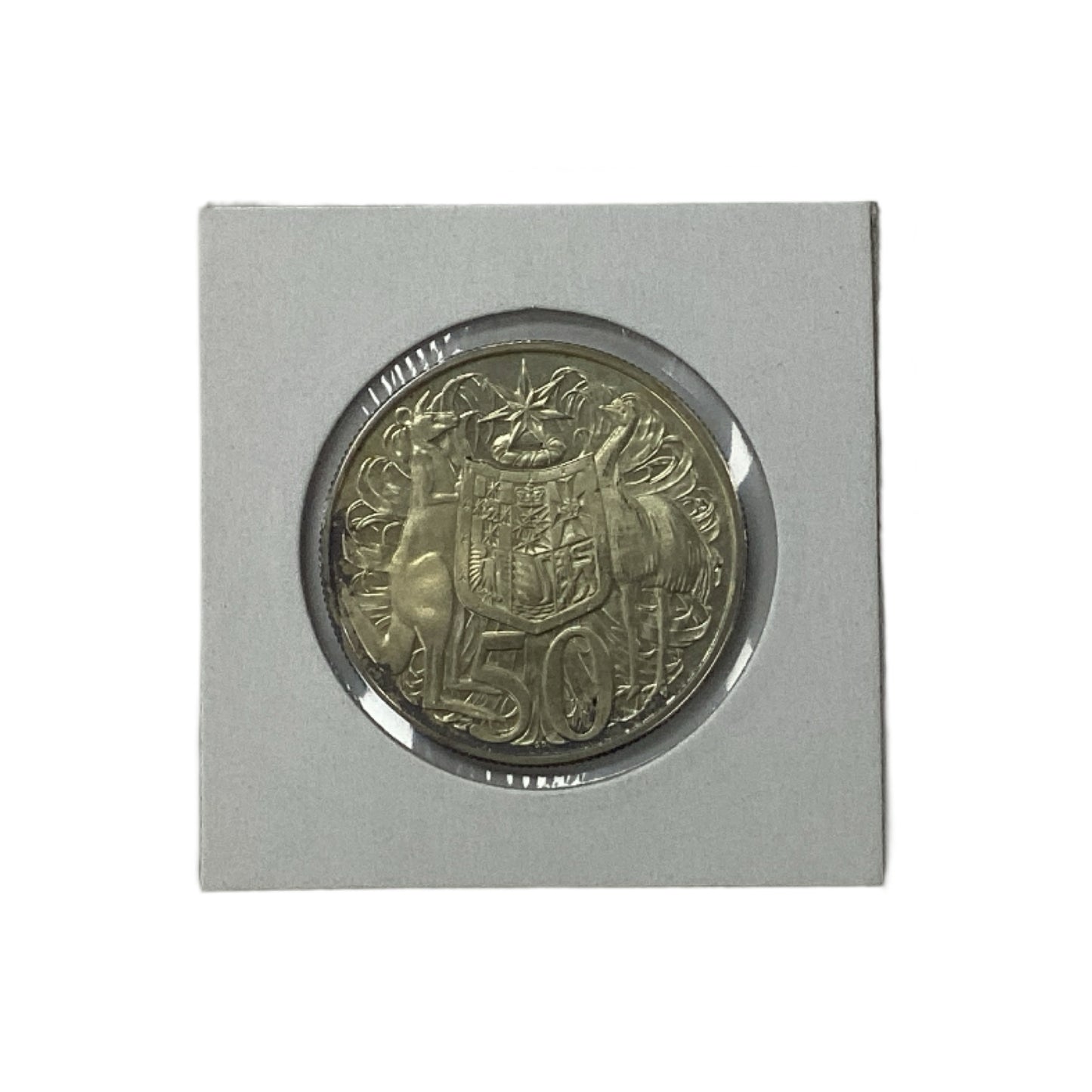 1966 Proof Round 50 cent Coin (80% Silver) From Damaged Set