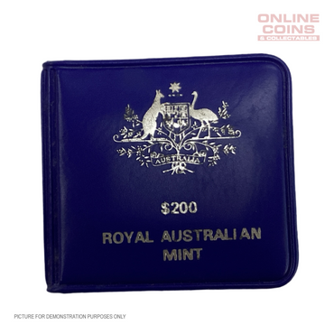 1980 Royal Australian Mint $200 Gold Coin In Flip - Koala Design