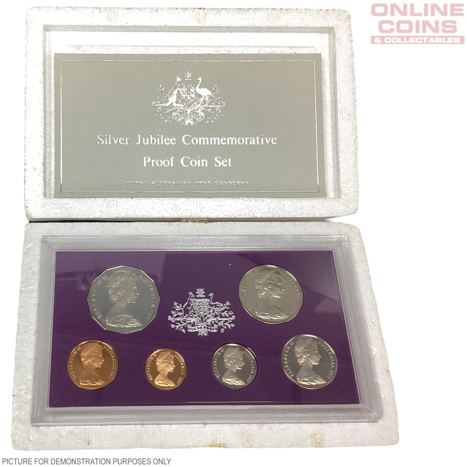 1977 RAM Proof Set - Queen Elizabeth II Silver Jubilee