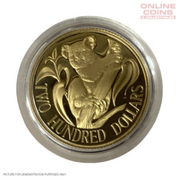 1984 Royal Australian Mint $200 Gold PROOF Coin In Presentation Box - Koala
